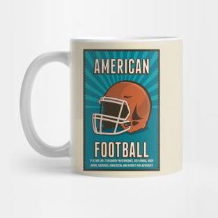 American Football Rugby Quote Mug